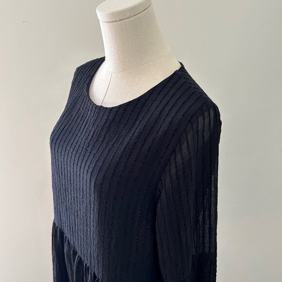 EUC MINKPINK Lylah Long Sleeve Dress in Black, Relaxed Fit, Size Large - Picture 7 of 16